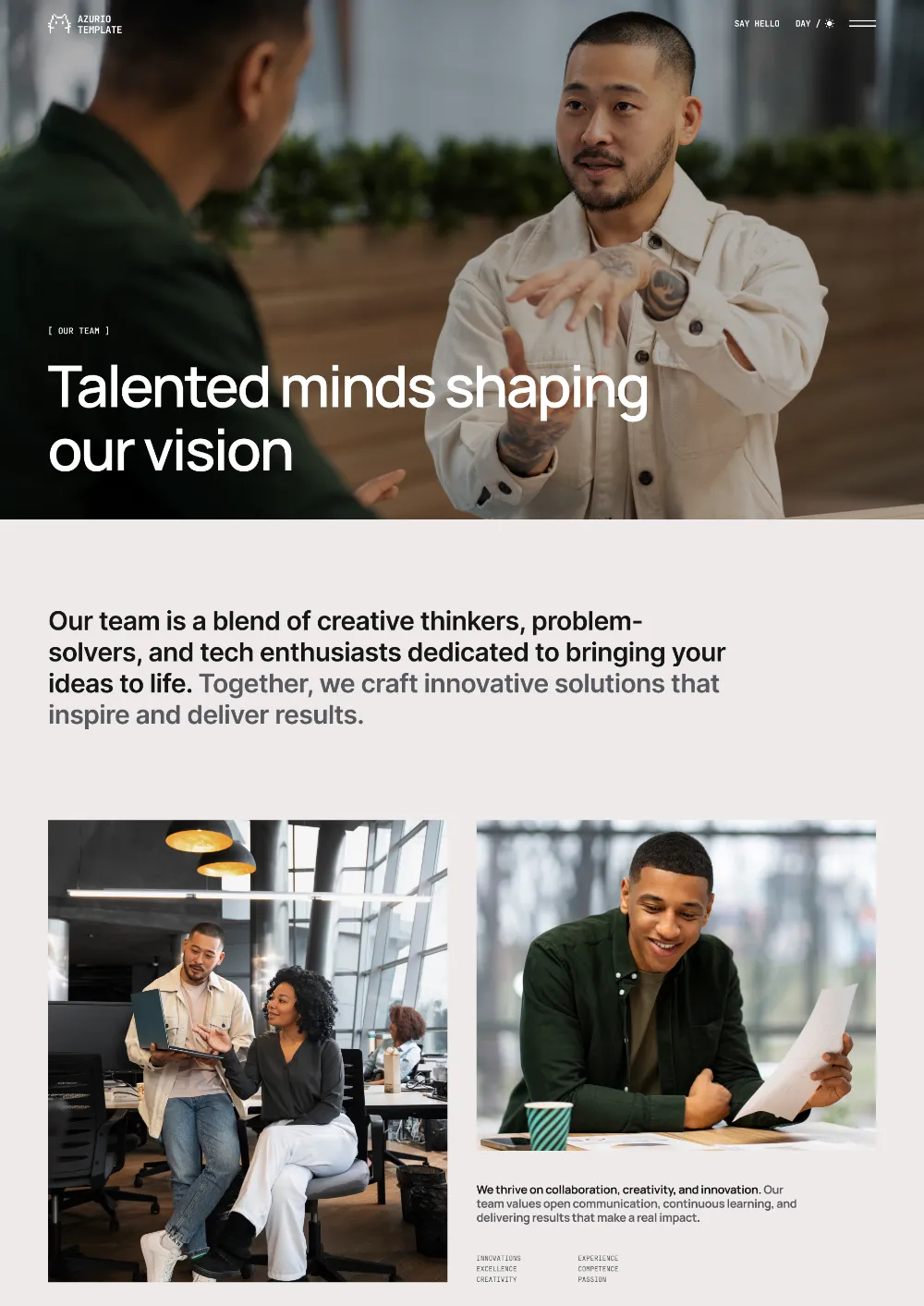 TechFreel - Team Page Link