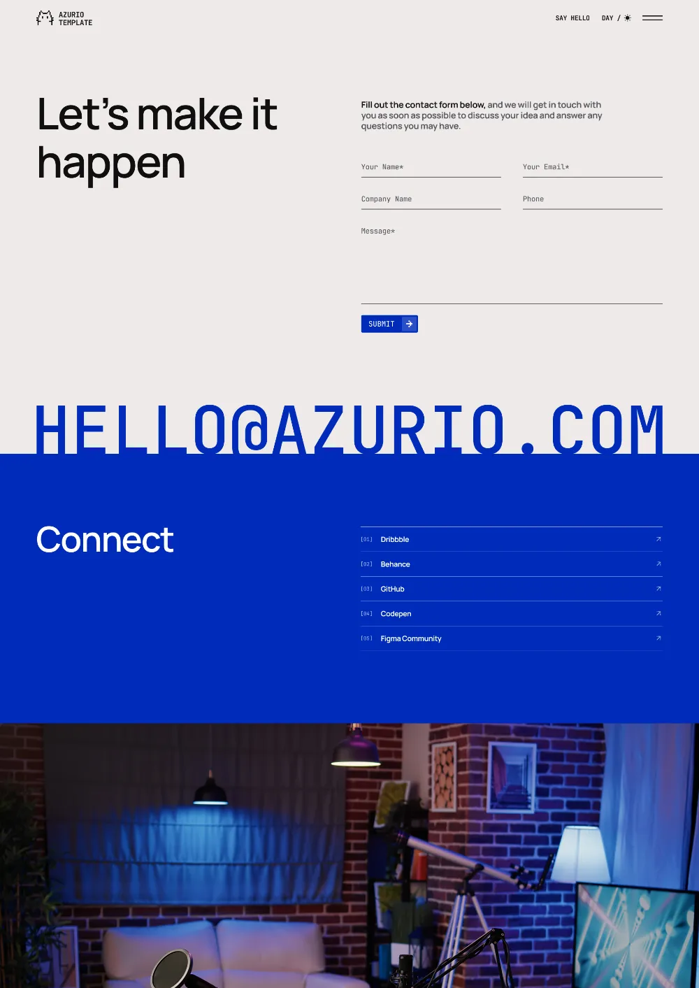 TechFreel - Contact Page Link